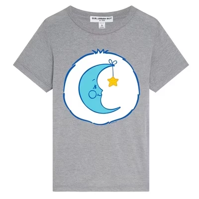 Женская облегающая футболка Athletic heather Bedtime Belly с коротким рукавом для сна на животе