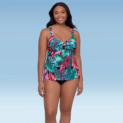 Женский купальник-танкини Lily Top hot tropics