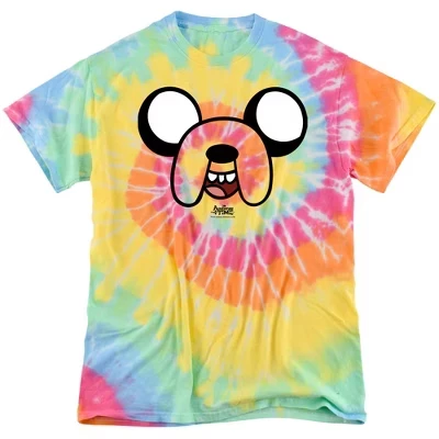 Мужская футболка Jake Head Tie Dye с радужной спиралью