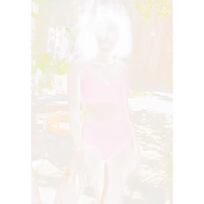 Женский топ бикини Swimsuits for All, розовый