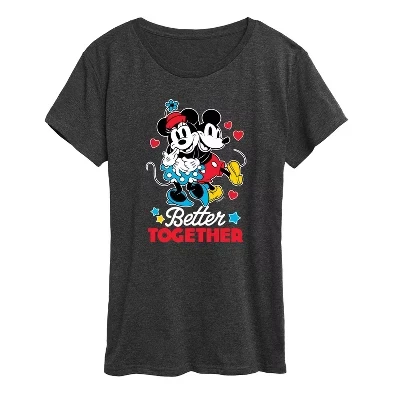 Женская футболка Better Together с коротким рукавом и графическим рисунком heather charcoal