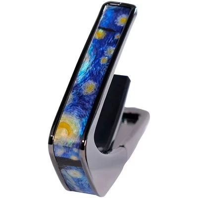 Роскошная серия черных хромированных гитар Capo starry night