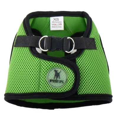 Шлейка для собак The Worthy Dog Mesh Sidekick, лаймовая