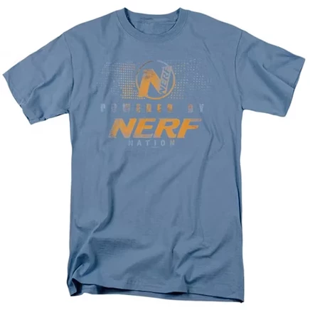 Мужская футболка Nerf Powered by Nerf Nation, голубая