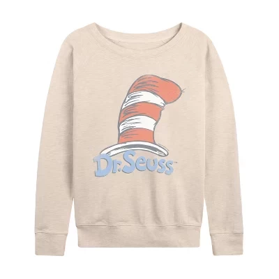Женский лонгслив Dr. Seuss Кот в шляпе, березовый