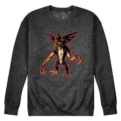 Мужская флисовая толстовка со светящимся мрачным рисунком heather charcoal