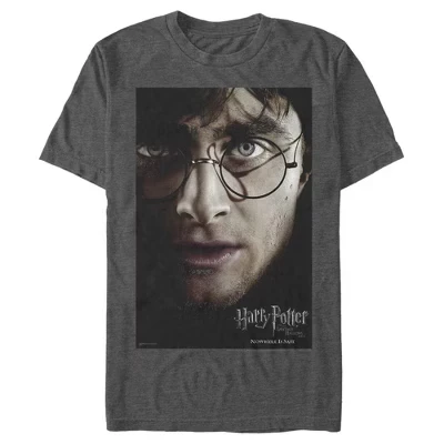 Мужская футболка Harry Potter Дары смерти, тёмно-серая