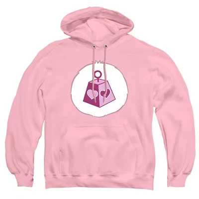 Мужская толстовка с капюшоном Cousins Lotsa Heart Elephant Belly Pull-Over розового цвета