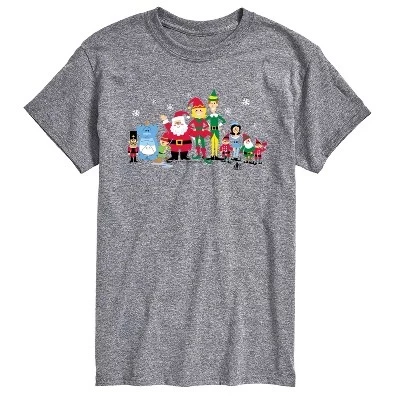Мужская футболка с коротким рукавом Buddy And Friends с графическим рисунком athletic heather