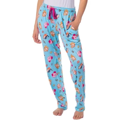 Женские пижамные брюки Character Costumes Adult Lounge Sleep Bottoms синего цвета