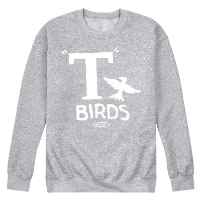 Мужская флисовая толстовка с рисунком T Birds athletic heather