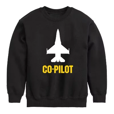 Флисовая толстовка с длинным рукавом Pilot Co Graphic черный