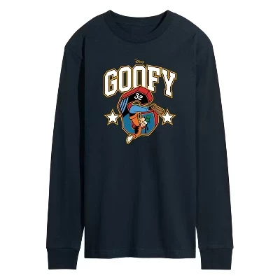 Мужской лонгслив Disney Goofy Collegiate, синий