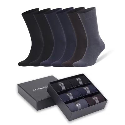 Мужские носки AWSAmerican Made, бамбук, 6 пар, стиль 5