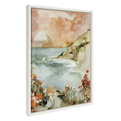 Картина Kate & Laurel Landscape 04 46×61 см, белая