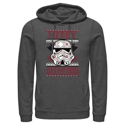 Мужское худи Star Wars «Ситмас», серое меланжевое