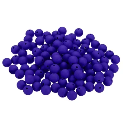 Бусины силиконовые Unique Bargains 120 шт, синие