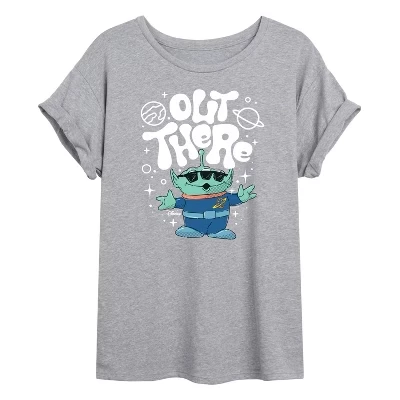 Женская оверсайз футболка Toy Story Aliens, серая