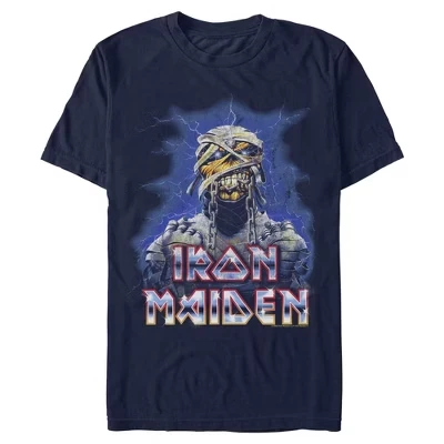Мужская футболка Iron Maiden Unchained, синяя