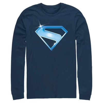 Мужской лонгслив DC Comics Superman «Shield», синий