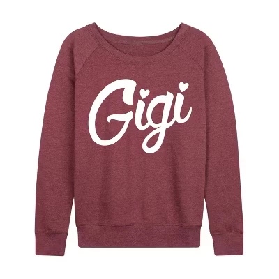 Женский лонгслив Instant Message Gigi Script, бордовый меланж