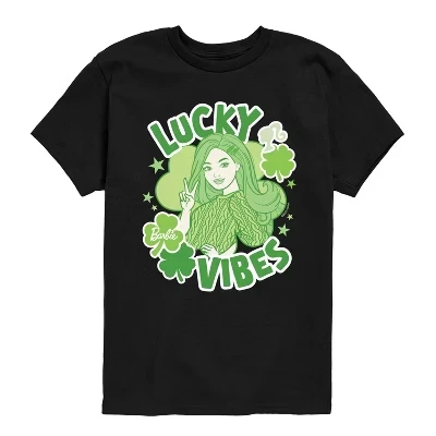 Футболка с коротким рукавом и рисунком Lucky Vibes черного цвета