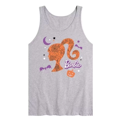 Мужская майка с графическим рисунком Witch Sihlouette athletic heather
