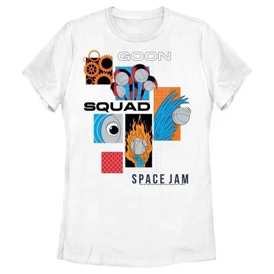 Женская футболка с абстрактным рисунком : A New Legacy Goon Squad, белая