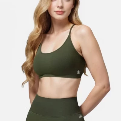 Женский спортивный топ Anna-Kaci Active, зеленый