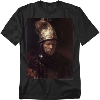 Мужская футболка Rembrandt The Man with the Golden Helmet, черная