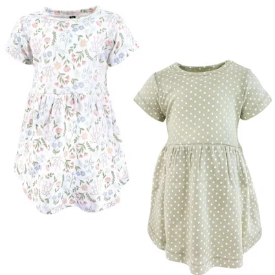 Детские платья Hudson с коротким рукавом 2pk wildflower blossom