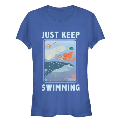 Женская футболка Keep Swimming Frame для юниоров