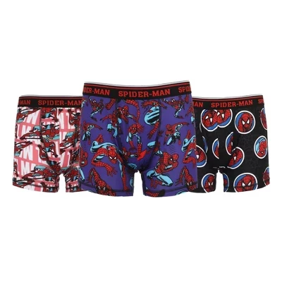 Spider-Man Classic All-Over Character Print Men's 3-Pack Boxer Briefs spider-man classic all-over