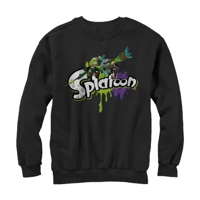 Мужская толстовка Splatoon Splat черного цвета