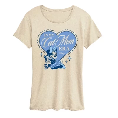 Женская футболка Disney In My Cat Mom Era Minnie, березовая