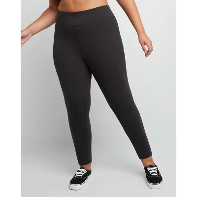Женские легинсы Hanes Just My Size, 65 см, черные