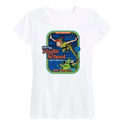 Женская футболка Peter Pan Flight School, белая