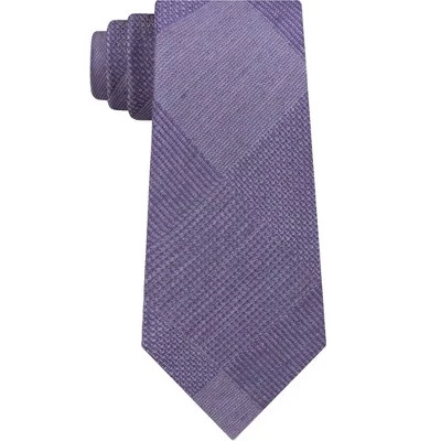 Мужской галстук Kenneth Cole Updated Glen, фиолетовый