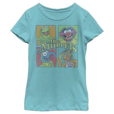 Футболка для девочек The Muppets, синяя