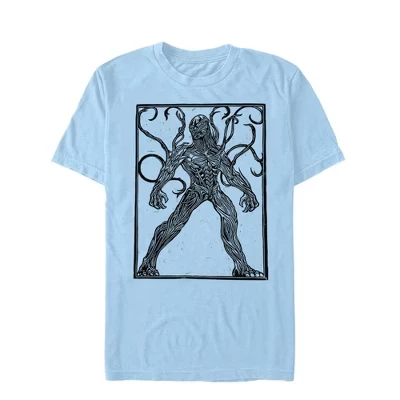 Мужская футболка Marvel Eternals Kro Woodcut, голубая