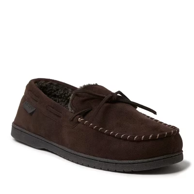 Мужские мокасины Toby Microsuede, домашняя обувь, тапочки кофейного цвета