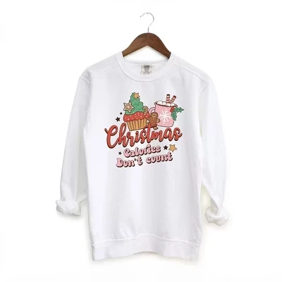 Женский свитшот Simply Sage Market Christmas, белый