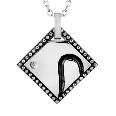 Женское колье из нержавеющей стали Best Friend Half Heart с кубическим цирконием в виде половины сердца - 18