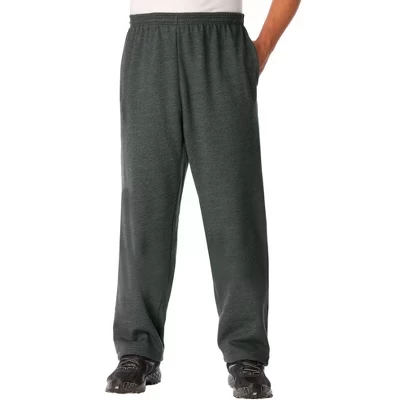 Мужские флисовые штаны KINGSIZE Big & Tall, темно-серые