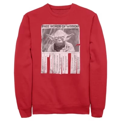 Мужской свитшот STAR WARS Yoda, красный