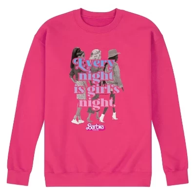 Мужская флисовая толстовка с рисунком Every Night Is Girls Night пурпурного цвета.