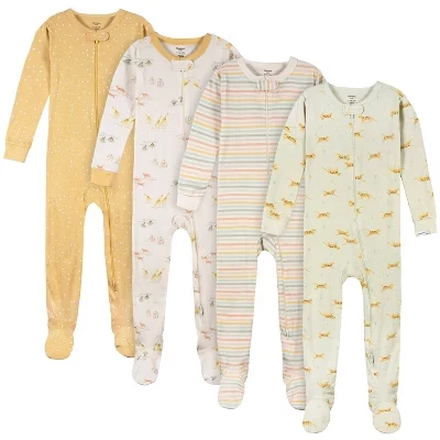 Пижамы для мальчиков Gerber, 4 шт., сафари