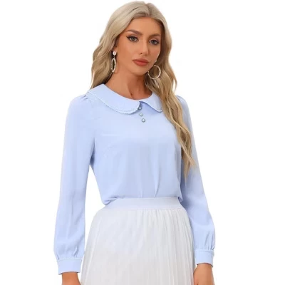 Женская блузка INSPIRE CHIC, светло-голубая