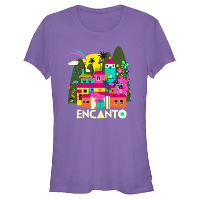 Женская футболка Encanto Casa Magic, фиолетовая