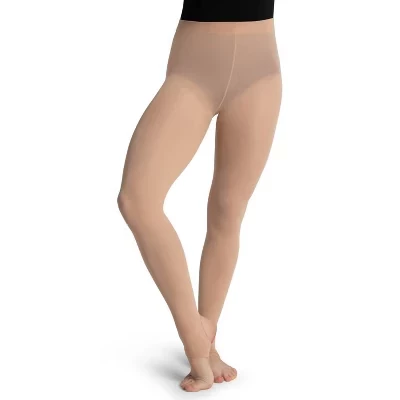 Женские колготки Capezio Ultra Soft на штрипках, фарфоровые